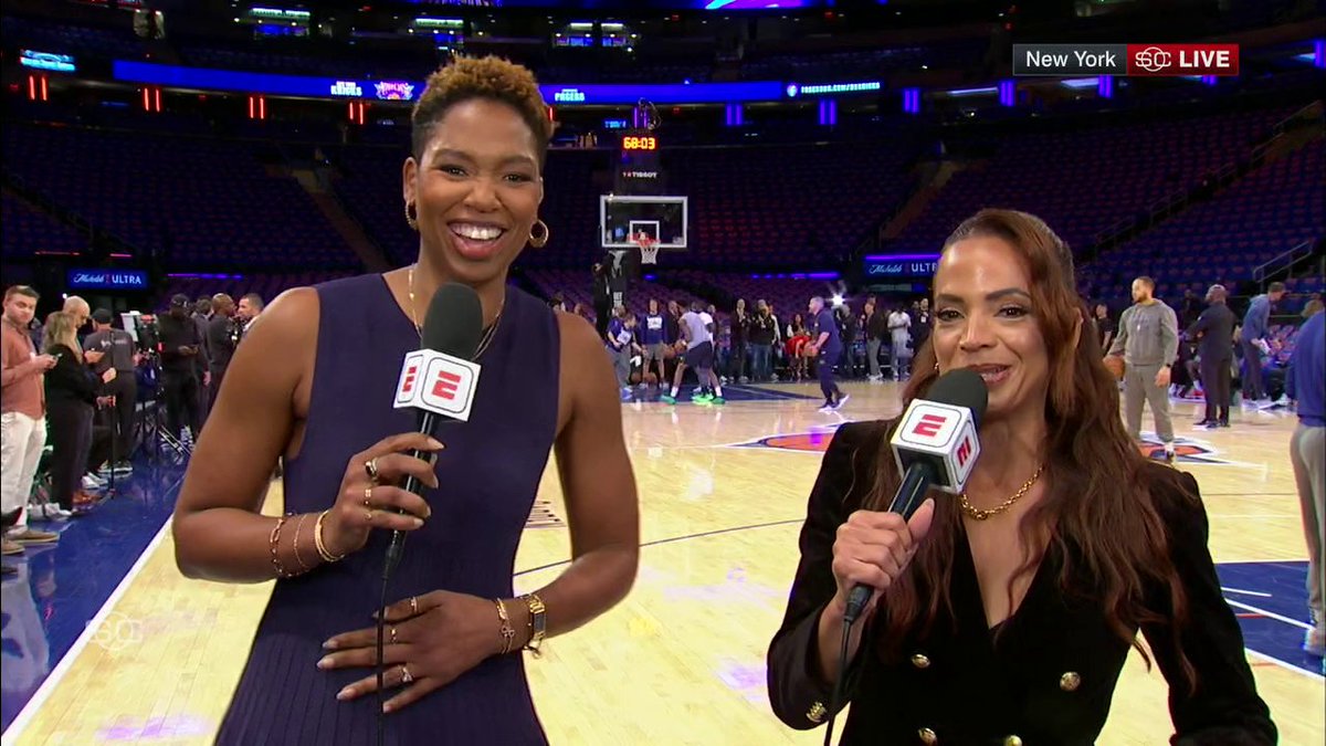 "There's opportunity for this Knicks bench to have a bigger role in this series." McNutt Monica shares with @elleduncanespn how Indiana's depth will impact New York 📈