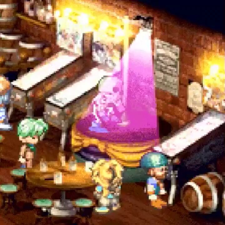 If you ever wanted to see a skeleton pole-dancing, SaGa Frontier has you covered