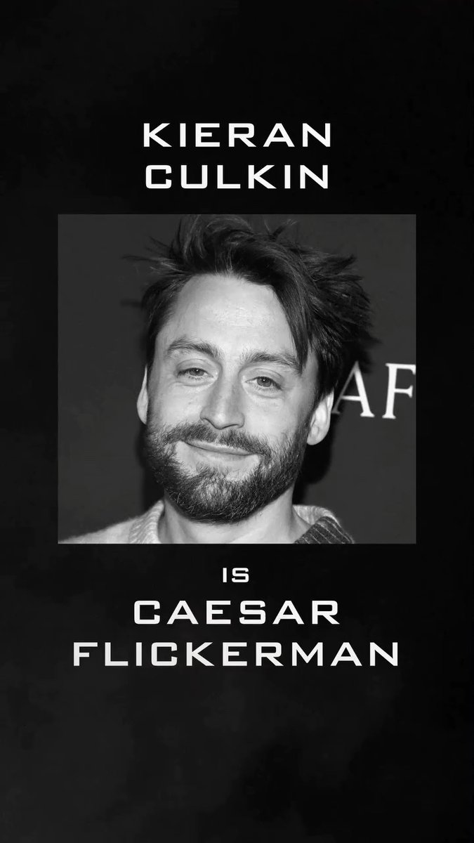 Kieran Culkin has officially been cast as Caesar Flickerman in #TheHungerGames: Sunrise On The Reaping.