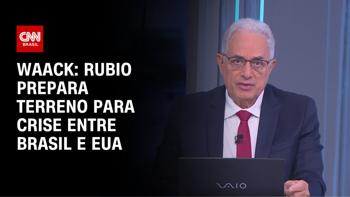 Waack: Rubio prepara terreno para crise entre Brasil e EUA; assista #WW