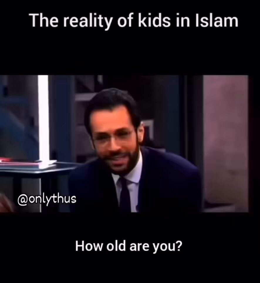 Here is a 25 year old man and his Child Fiancé! This is Islam, this is what is being imported into our Country!