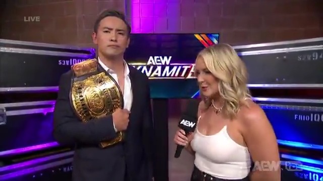 .@RainmakerxOkada looks to prove a point at #AEWDON to @speedballbailey #AEWDynamite is LIVE on TBS and max