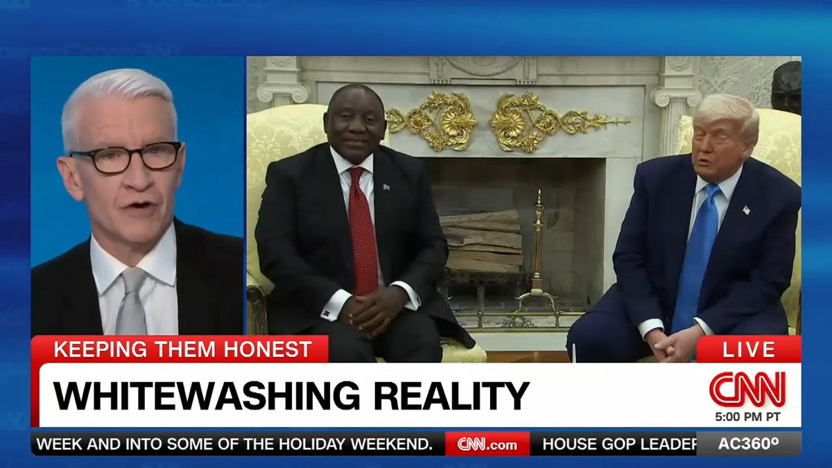 Another Oval Office ambush: First it was President Zelensky. Now President Trump confronts South Africa's President with unsubstantiated claims.