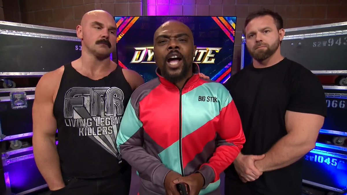 FTR Daniel “Cash” Wheeler + Dax FTR will meet Daniel Garcia + Nigel McGuinness tomorrow night on Collision + make things official at the contract signing! Watch #AEWDynamite on TBS & MAX