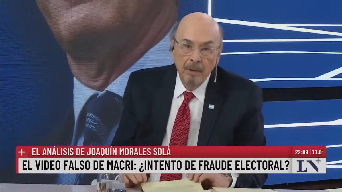 ✍️ El riesgo de que la I.A. manipule las elecciones. Joaquín Morales Solá cuestionó el video falso en plena veda y advirtió sobre el impacto que puede tener esta tecnología en la transparencia del proceso democrático. 👉 En #MásPeriodismo