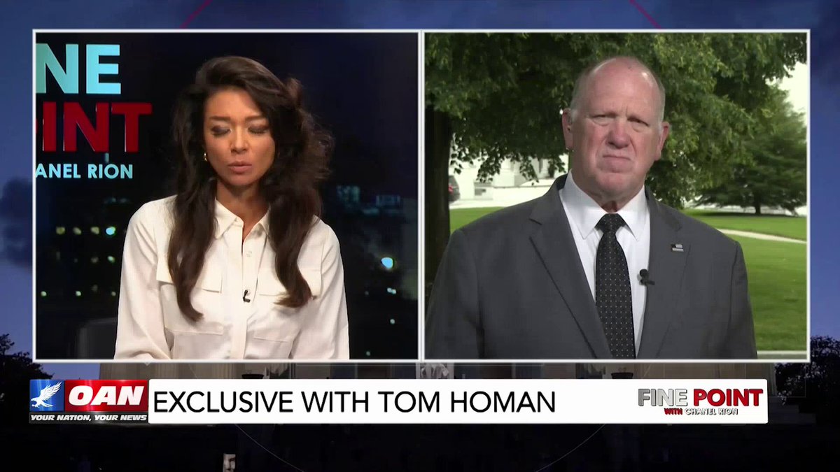 BORDER CZAR TOM HOMAN ON WHAT SHOCKED HIM THE MOST Thomas D. Homan - "President Biden is the first in the history of this nation who unsecured a border on purpose... it wasn’t mismanagement, it wasn’t incompetence, it was by design." Watch Fine Point With Chanel Rion OAN 10pm ET / 7pm PT