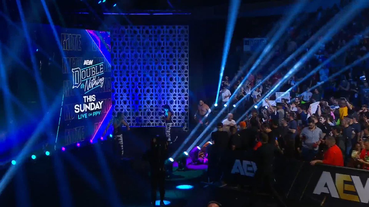 This is just a taste of what will go down THIS SUNDAY on #AEWDoN at ANARCHY IN THE ARENA! Watch #AEWDynamite LIVE on TBS &amp; MAX