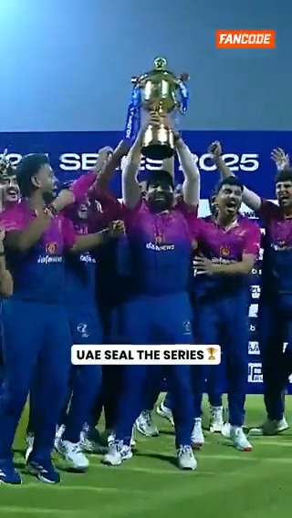 🚨 A HISTORIC MOMENT IN CRICKET 🚨 - UAE WON THE T20I SERIES AGAINST BANGLADESH AT SHARJAH...!!! 🏆