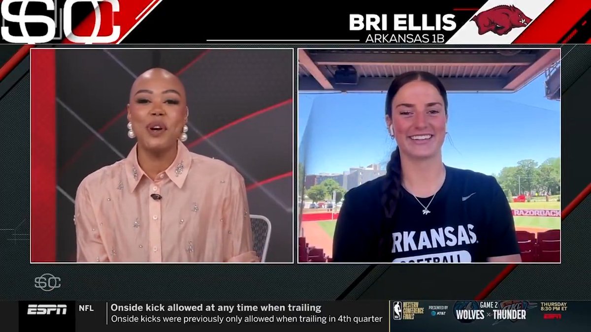 Ms. Worldwide 🌎 Did you miss Bri Ellis on SportsCenter today? We've got you covered.