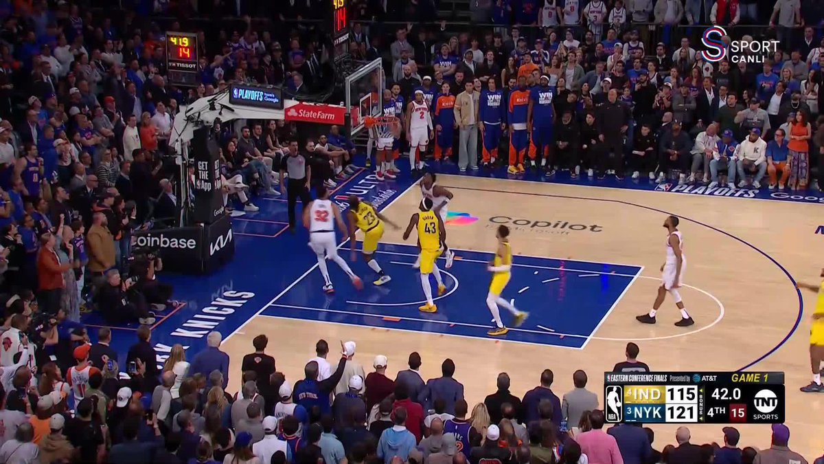 Jalen Brunson son çeyrekte yine bildiğimiz gibi 👌