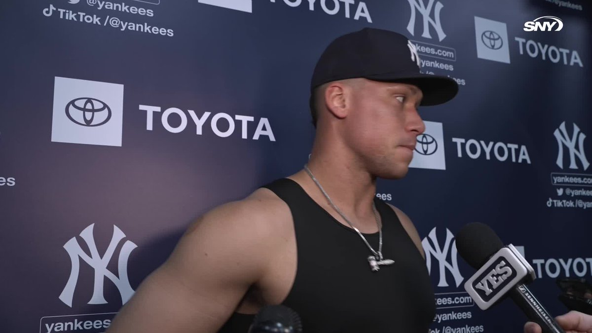 Aaron Judge says he wants the Knicks to win every single playoff game so he can catch a game "You love to see New York buzzing. Especially when the Knicks are rolling, we're rolling, the Mets are rolling, it's a good time right now"