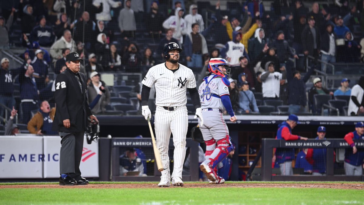 Con 22 años y 103 días, Jasson Domínguez se convirtió en el tercer pelotero más joven en la historia de los Yankees de New York en conseguir un Walk-Off HR. 👽