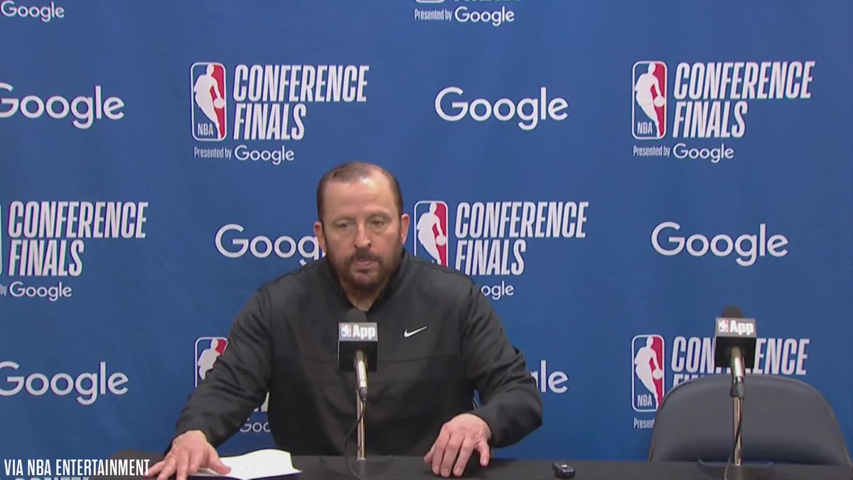 "You just can never let your guard down against them. No lead is safe." Tom Thibodeau talks about the Pacers' comeback in the final minutes of regulation and overtime: