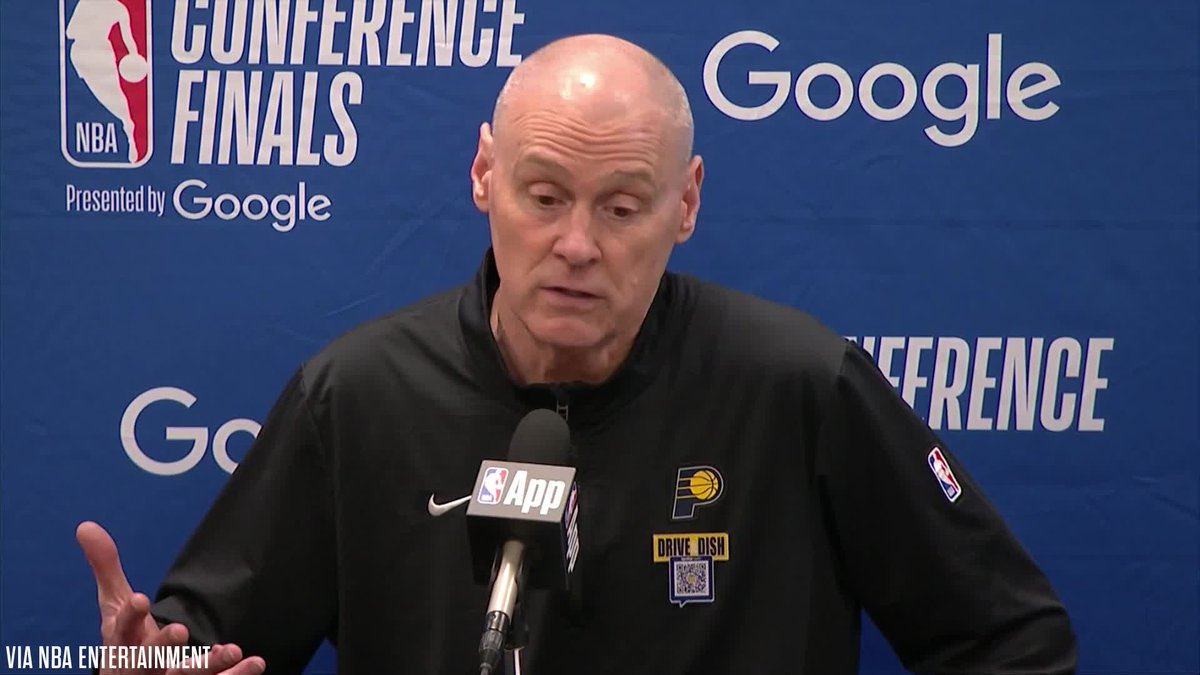 "Players can do what they want. It's an emotional thing, it's not a big deal." Rick Carlisle was asked if he wished Tyrese Haliburton hadn't done the choke gesture: