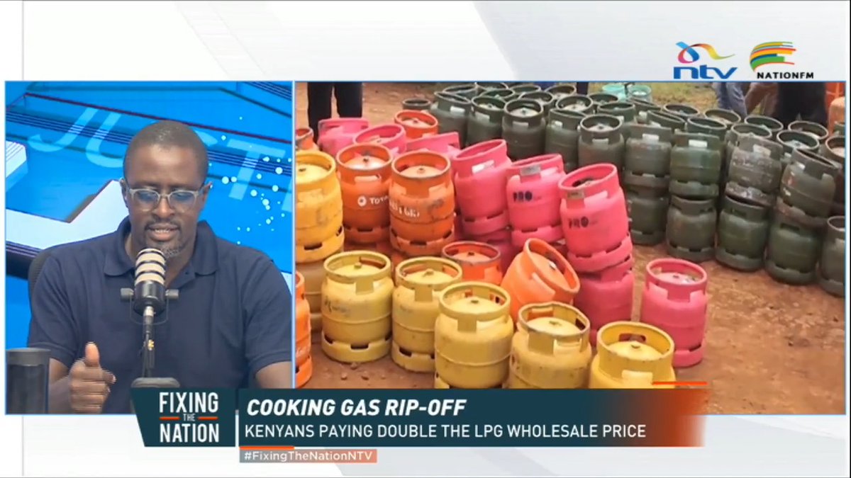 Kenyans pay 3 times more for cooking gas than Tanzanians, 9 times more than Ugandans, and 23 times more than Ethiopians. #FixingTheNationNTV Nation FM JM Media Nomadic Panda 🐼 Eric Latiff