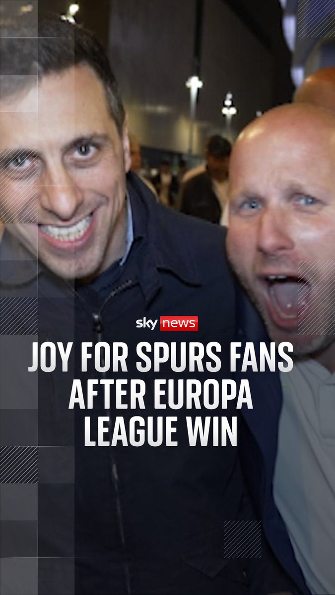 Tottenham lift the Europa League trophy after a 1-0 win over Man Utd 🏆Brennan Johnson’s first-half goal seals glory - and a Champions League return worth £100m for Ange Postecoglou’s side.