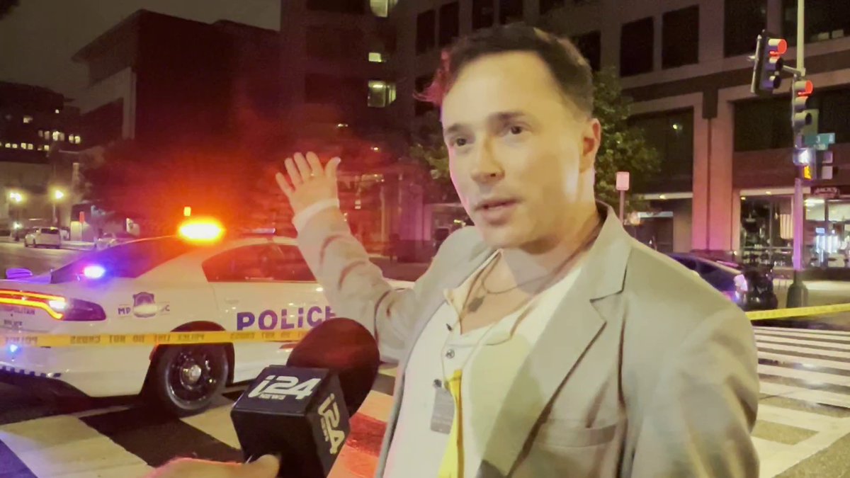 'Where are we safe?' (((Yuval David))), who yesterday met one of the Israelis killed at the AJC event in Washington, tells Mordechai Wagenheim that his 'heart is bleeding and grieving with the two people who were murdered and their families – and I want people to wake up'