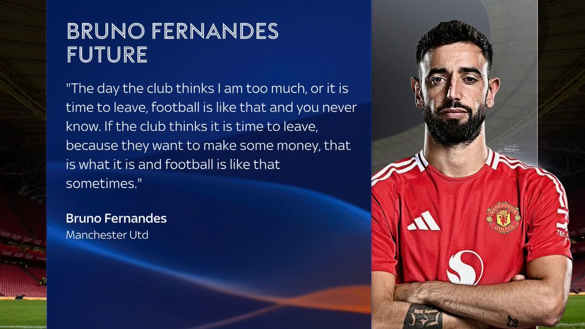 "If the club thinks its time to leave... that is what it is" Bruno Fernandes speaking to Portuguese media after Manchester United failed to secure the Europa League trophy 🔴