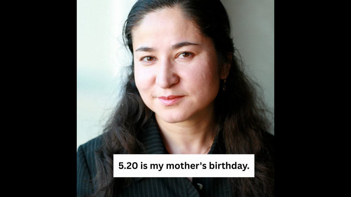 Yesterday was my mother birthday. While others celebrated with family, she spent another year in Chinese prison-alone and silenced. This video is my message to her: you are not forgotten. #FreeRahileDawut