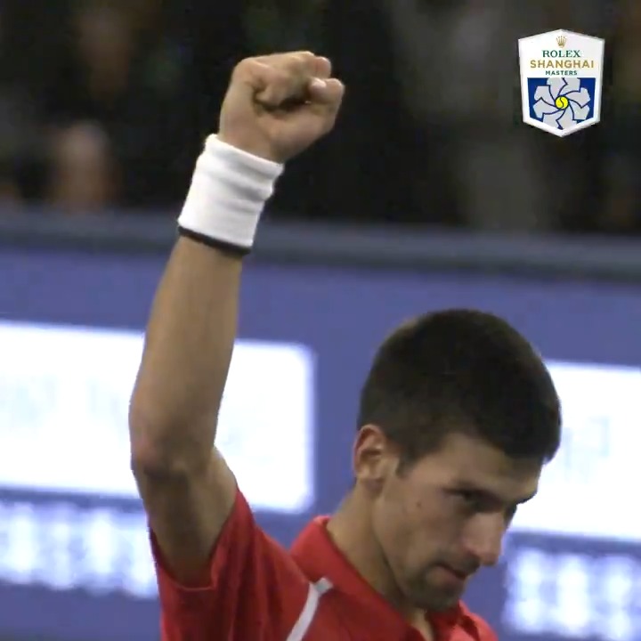 Special point by a special player 💫 Happy birthday to Novak Djokovic 🥳 #RolexShanghaiMasters