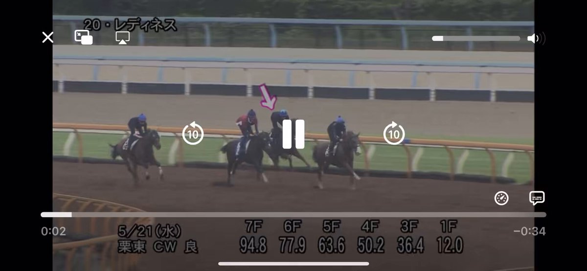 レディネス 1週前追い切り 問題なし！ #レディネス #日本ダービー
