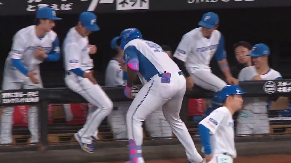 北海道日本ハム #レイエス 選手の第9号ソロホームラン‼️🚀 #lovefighters 👇ライブ配信はこちら