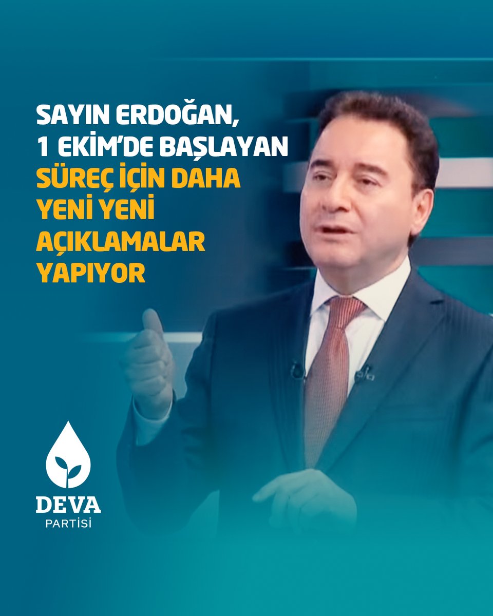 Sayın Erdoğan, 1 Ekim'de başlayan süreç için daha yeni yeni açıklamalar yapıyor. Erdoğan'ın stratejisi şu: "Sayın Bahçeli nasıl olsa önden yürüyor. Bu iş tutarsa ben desteklerim. Yok eğer sıkıntı olursa geri çekilirim, yön değiştiririm."