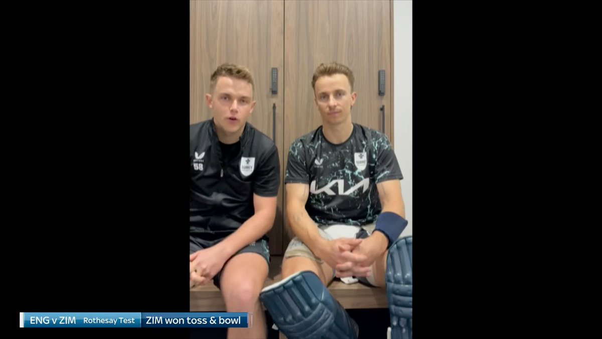 Ben Curran gets a message from brothers Sam and Tom ❤️