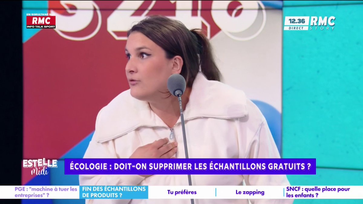 🧴 Écologie : doit-on supprimer les échantillons gratuits ? 🎙️ Juliette Briens : "Au moment où les USA essaient d'aller sur Mars, nous on se demande si on doit encore distribuer des échantillons gratuits... On est déprimants, on est en dépression dans ce pays !" #EstelleMidi