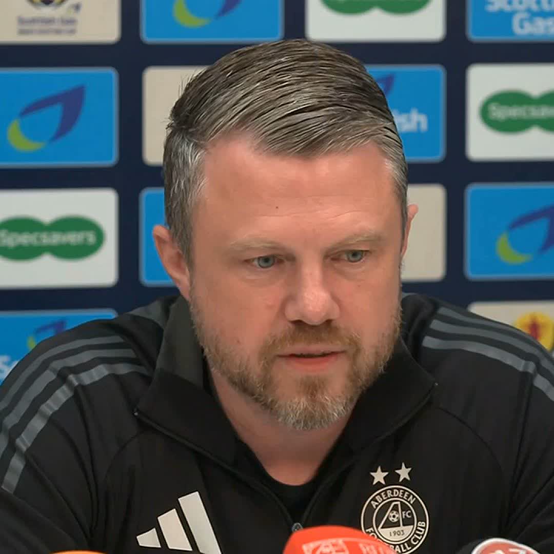 🔴 "We have a strong belief and a shared belief..." Jimmy Thelin's confident Aberdeen can upset the odds and beat Celtic in Saturday's Scottish Cup final 🔽