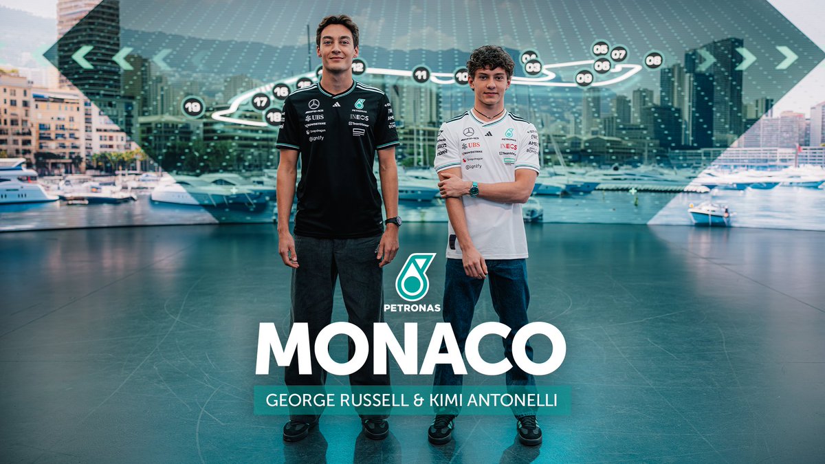The jewel in F1's crown ✨ Previewing the Monaco GP with George, Kimi and PETRONAS Motorsports 💚