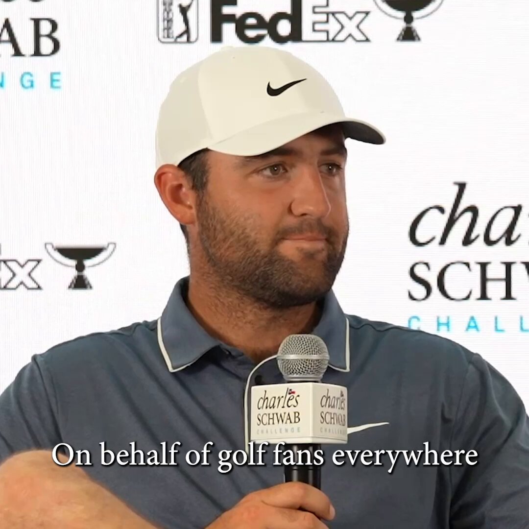 Scottie was asked about the PGA Tour-LIV negotiations. His answer was clear...