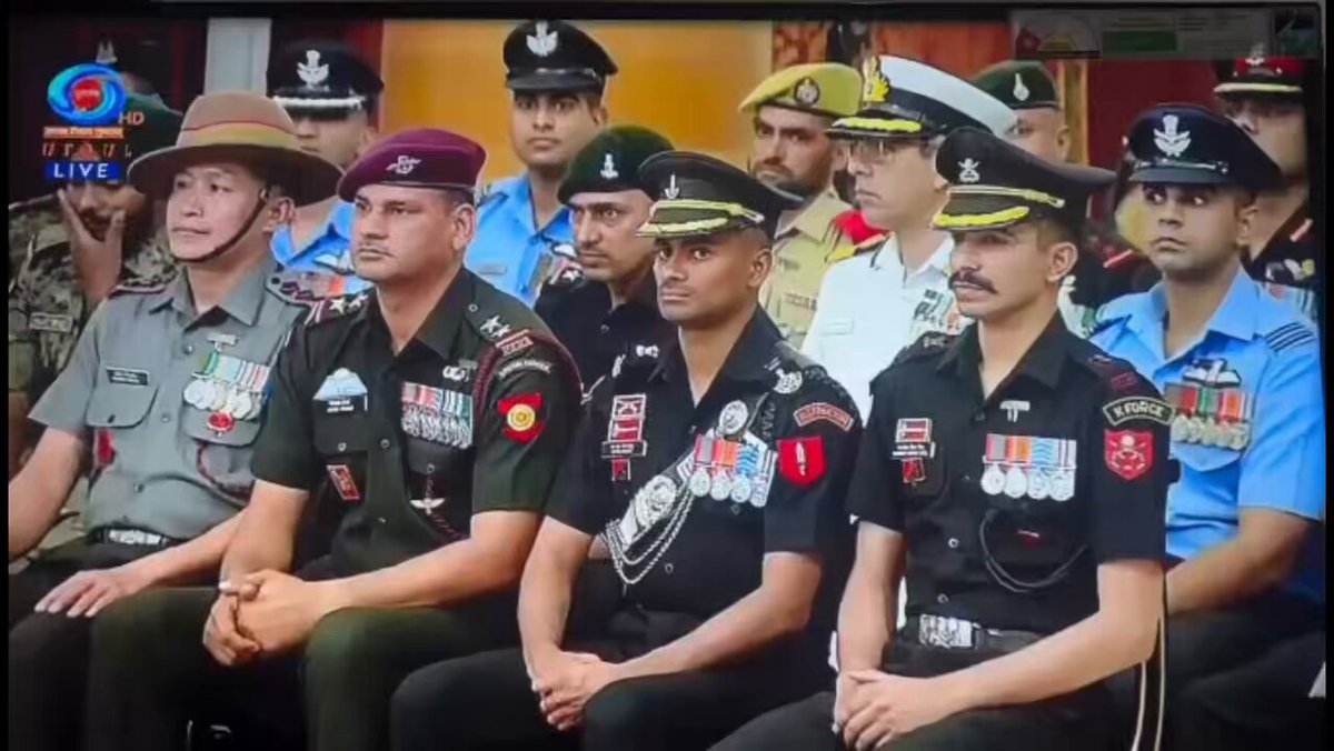 If bravery has a face … Warriors are all set to be decorated with gallantry awards in just next few minutes .. Wish no one would have come to receive on behalf of someone .. #FreedomisnotFree few pay #CostofWar.