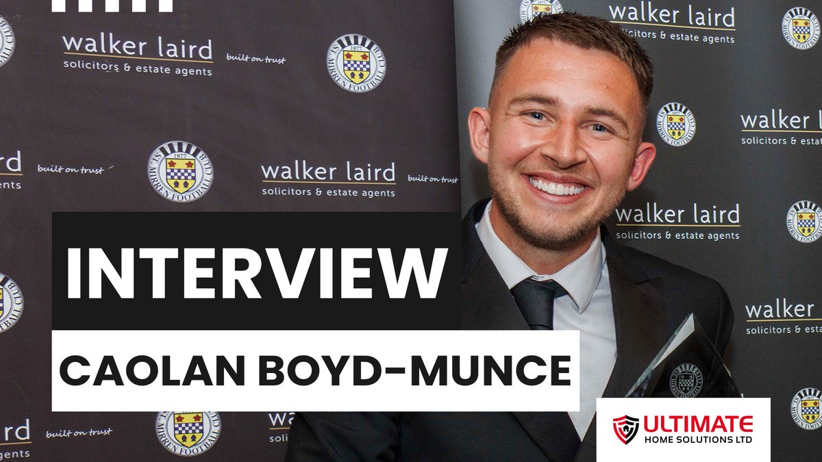 🗣️ "I've loved every minute of it and I hope people have special memories of the time I've been here." Caolan Boyd-Munce said his farewells to St Mirren after winning Goal of the Season for second year in a row.