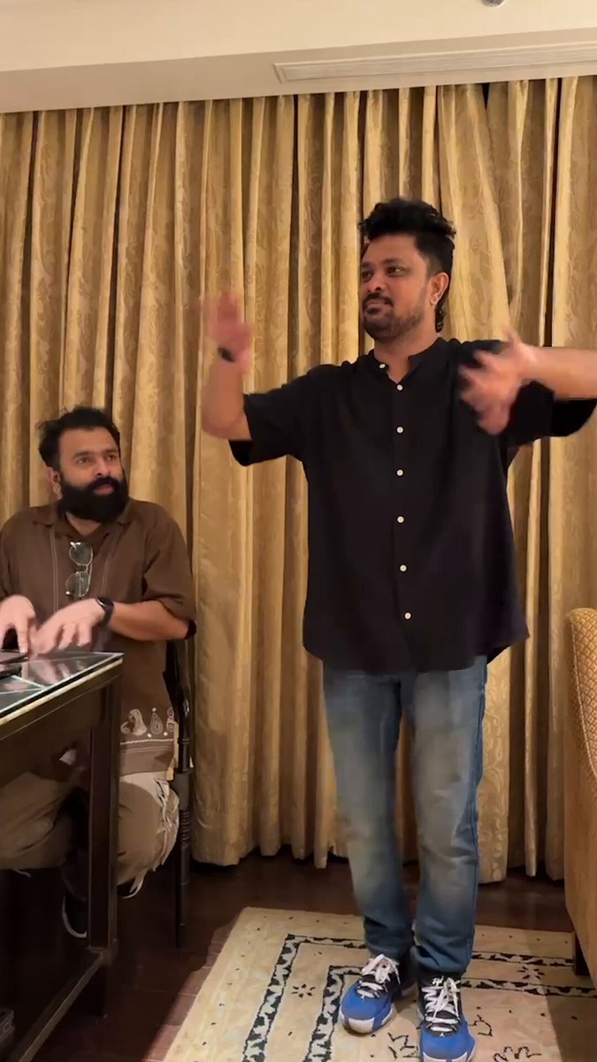 Famous #Kanimaa choreographer SHERIF CHOREOGRAPHER proves those iconic #Kanimaa steps can vibe with any beat!🔥💯 Video shot by the one and only karthik subbaraj 😃 #Retro #Suriya