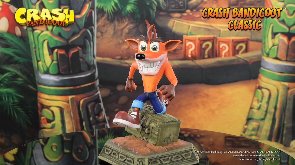 CRASH BANDICOOT™ CLASSIC PRE-ORDERS OPEN IN 7 DAYS! The statue is inspired by the original game cover, featuring Crash running with a wide grin, perfectly capturing his dynamic energy and playful spirit. The base design is a nod to N. Sanity Island, reflecting the adventurous world of the game. Sign up here ( and get $10 off once pre-orders are open! Secure our other Crash Bandicoot™ statues by snagging them at Tag a Crash Bandicoot™ fan in the comments! Pre-orders open on 29th May 2025. Pricing will be revealed on launch day. Check out the F4F Official Collectors Club ( to stay in the loop for this and other releases from First 4 Figures! #CrashBandicoot #Crash #Activision #Statue #VideoGame Crash Bandicoot Activision Activision Blizzard