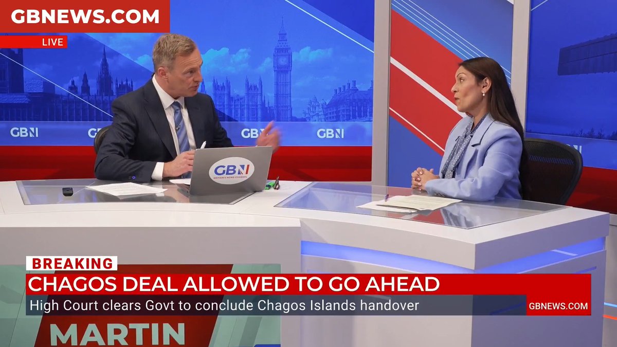 'This absolutely will define this rotten Labour government.' Dame Priti Patel tears into the Labour Government over its Chagos Islands handover. She says Keir Starmer 'doesn't care' about Britain.