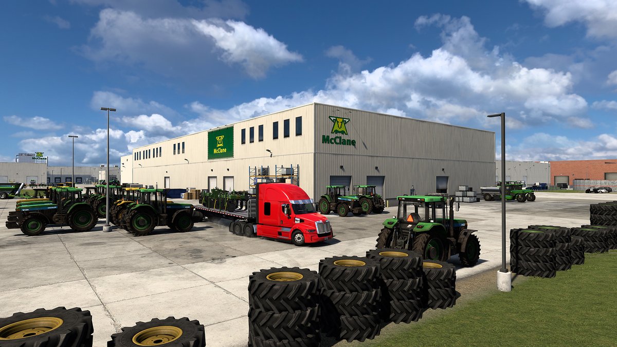 You &amp; your truck will play a crucial role in Iowa's farming industry! 🌽🚛 Farming dominates the Hawkeye State - over 85% of its land is in use, and it's a major farm equipment producer. That's why we're adding two new custom depots! 🚜 See more 👇