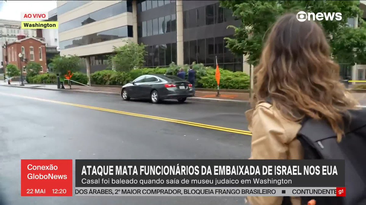 Raquel Krähenbühl está no local onde funcionários da embaixada de Israel em Washington foram mortos e traz as últimas informações. ➡ Assista na #GloboNews : #ConexãoGloboNews