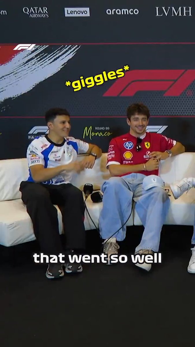 Cheeky Isack! 😁 #F1 #MonacoGP