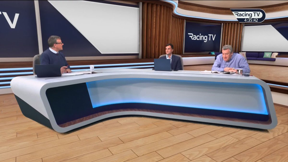 New face on Racing TV Alert 🙋‍♂️ Welcome to Steve Ryder, who makes his debut in the Racing TV studio this evening. Steve is joined by the more familiar faces of Steve Mellish and Richard Hoiles 📺
