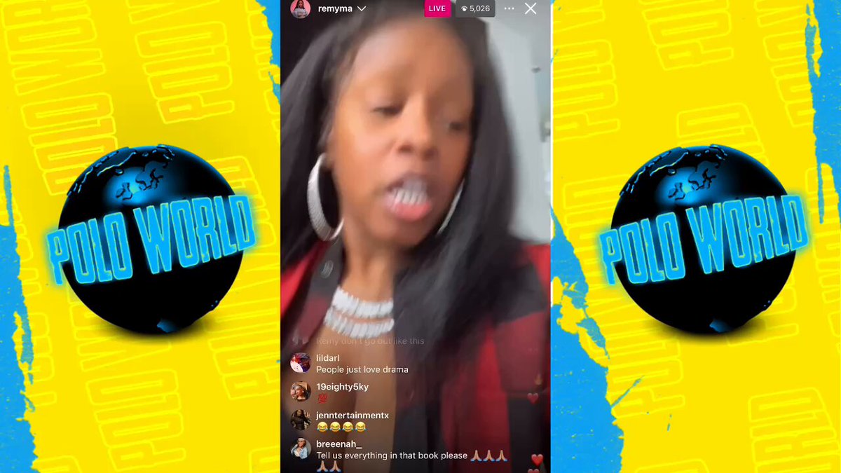 Nahhhh Remy Ma just went in on Papoose on Instagram LIVE SHEEESH #poloworld