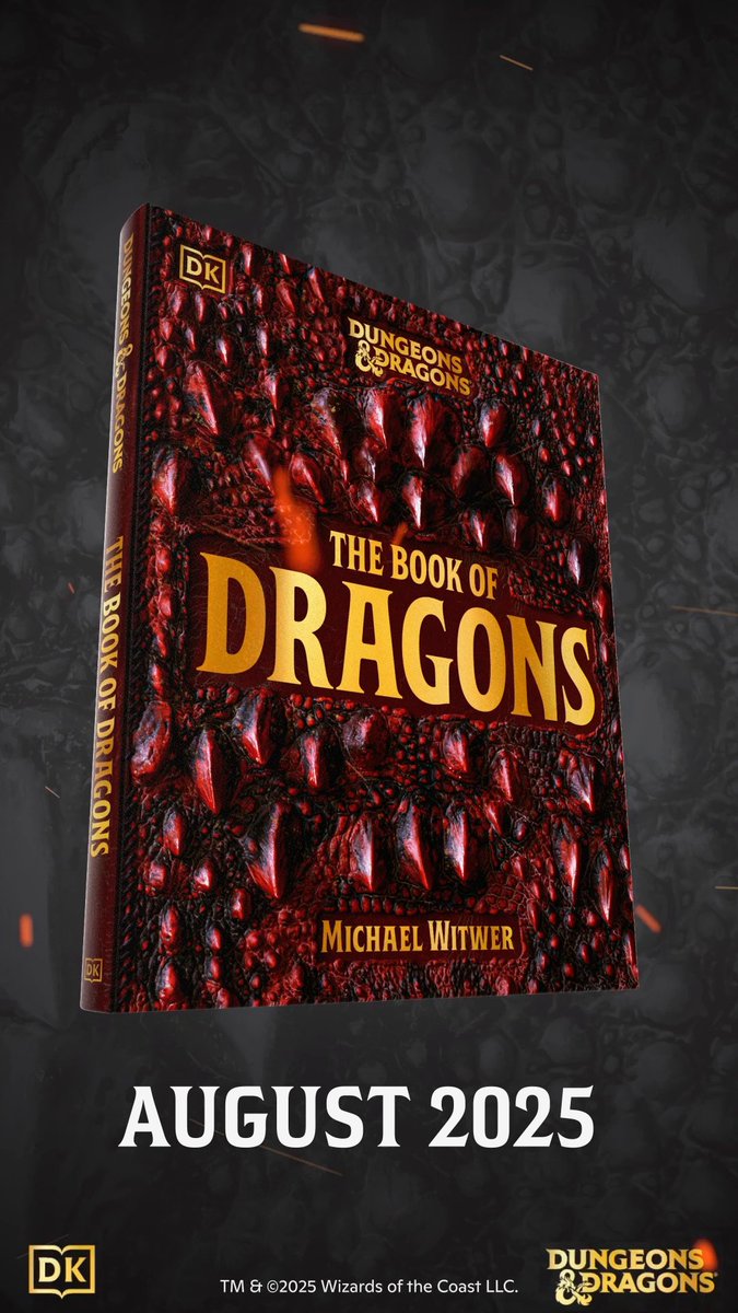 🐉 DK Books UK is delighted to announce The Book of Dragons coming soon! 🐉 Written from the perspectives of Tiamat and Bahamut, the mighty dragon gods themselves, it's the ultimate guide to our favourite scaled friends (and foes).