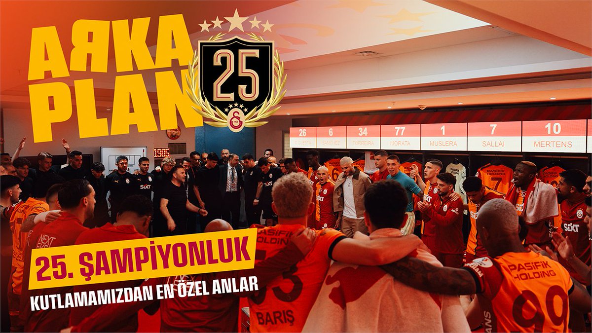 🏆 #ArkaPlan | RAMS Park’taki 25. şampiyonluk kutlamamızın öncesi ve sonrasından en özel anlar şimdi Galatasaray YouTube Katıl’da 𝐘𝐀𝐘𝐈𝐍𝐃𝐀! 💛❤️ 📲 Sen de Katıl, en özel içerikleri ve eğlenceli anları kaçırma! Hemen izlemek için 👇