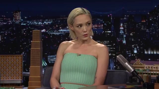 .Pom Klementieff &amp; Tom Cruise go skydiving together for fun 😨 #FallonTonight