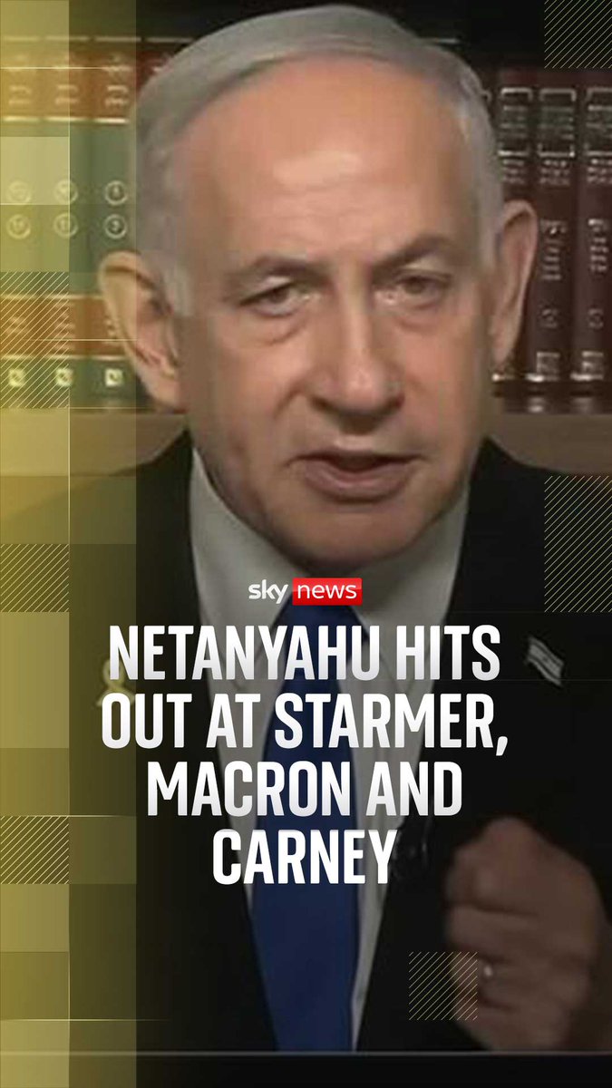 🔴 Israeli Prime Minister Benjamin Netanyahu has said Sir Keir Starmer is 'on the wrong side of humanity' after he called for an end to the war in Gaza. 🔗