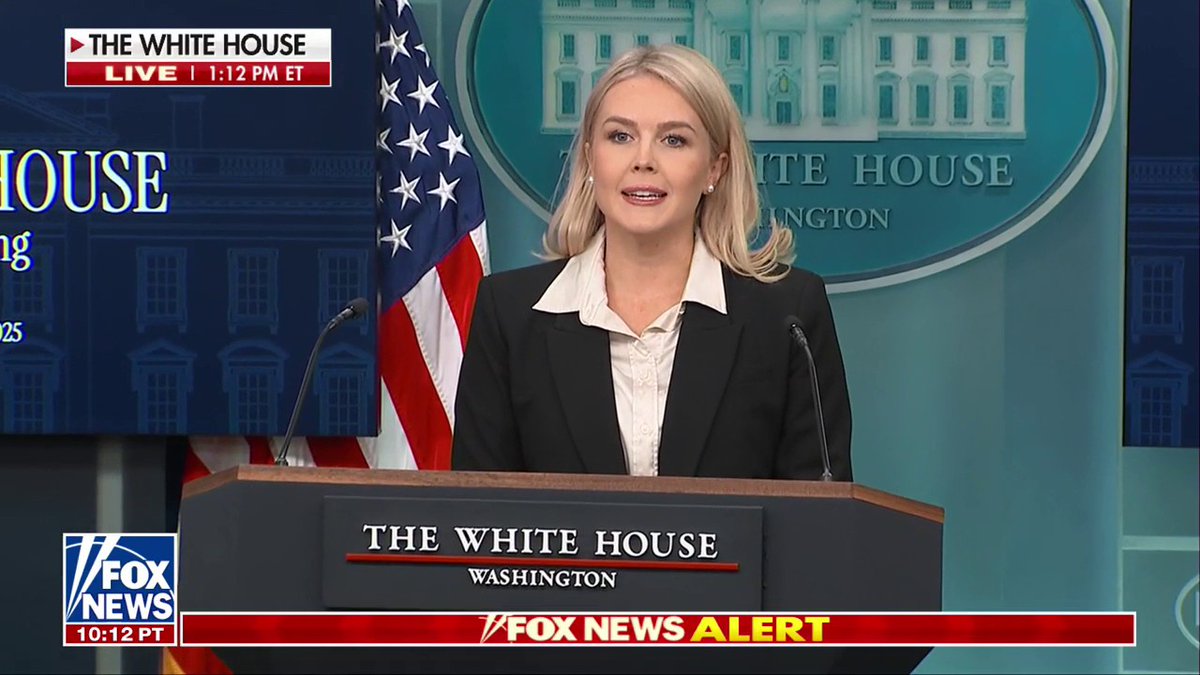 "The evil of antisemitism must be eradicated from our society." Karoline Leavitt says President Donald J. Trump is "saddened and outraged" over the "brutal murder" of two Israeli Embassy staff members who were leaving an event at the Capital Jewish Museum in Washington, D.C.