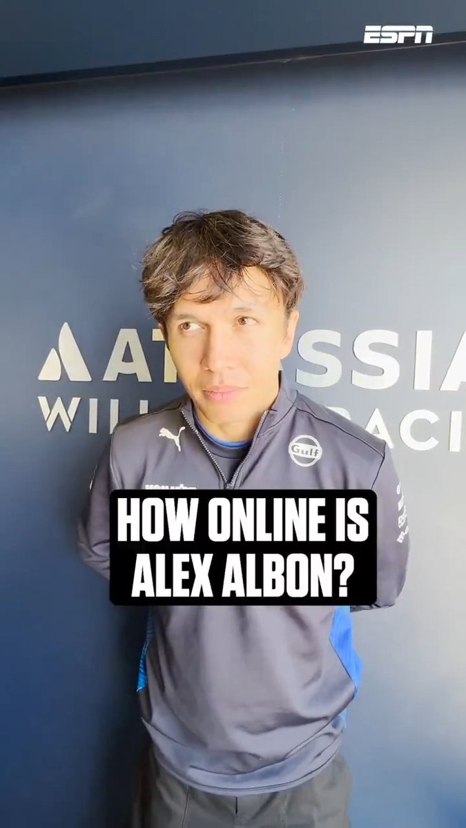 🤳 @Alex_Albon's answers for these internet questions 😂