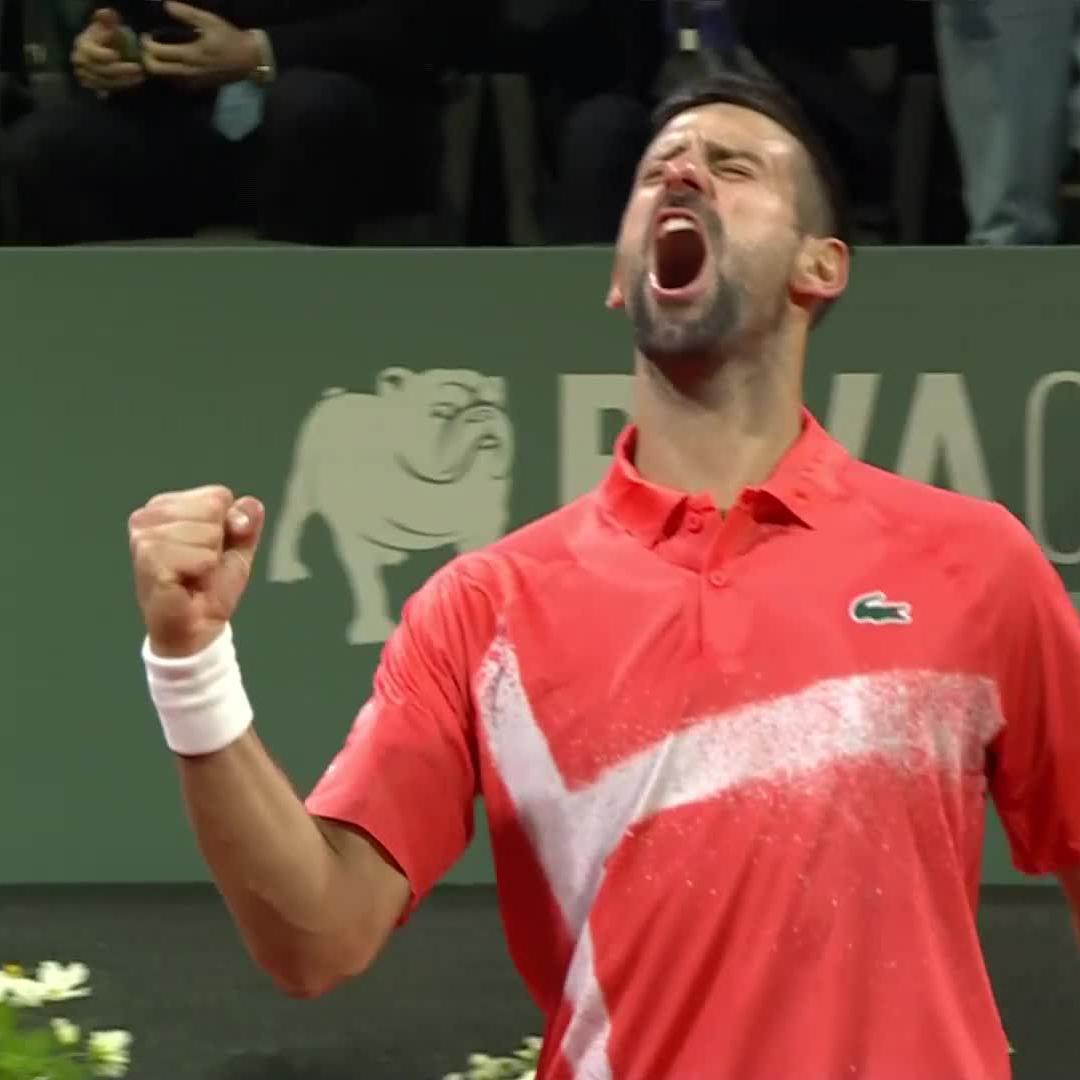 Novak doesn’t do birthday gifts 🎁 Novak Djokovic gets his revenge over Arnaldi 6-4 6-4, celebrating his 38th birthday with a Geneva SF spot! #gonetgenevaopen