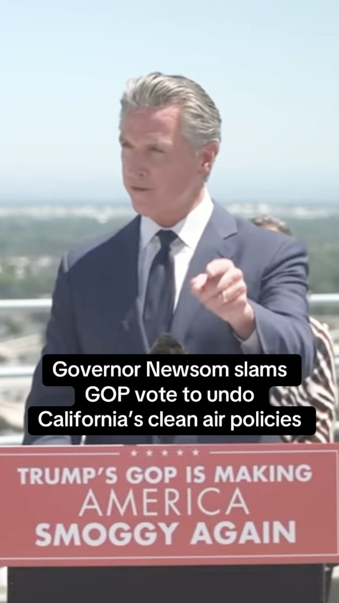 Gavin Newsom is throwing a temper tantrum because his mandate to end the sale of new gas powered vehicle vehicles by 2035 in California was overturned.